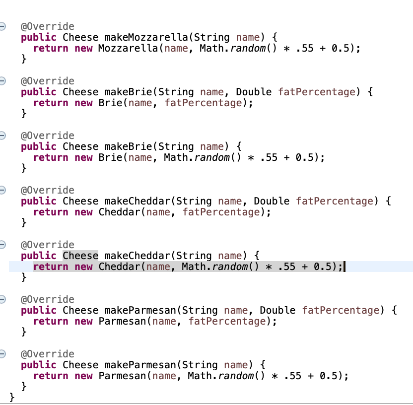 Solved Create the two interface java files and paste the | Chegg.com