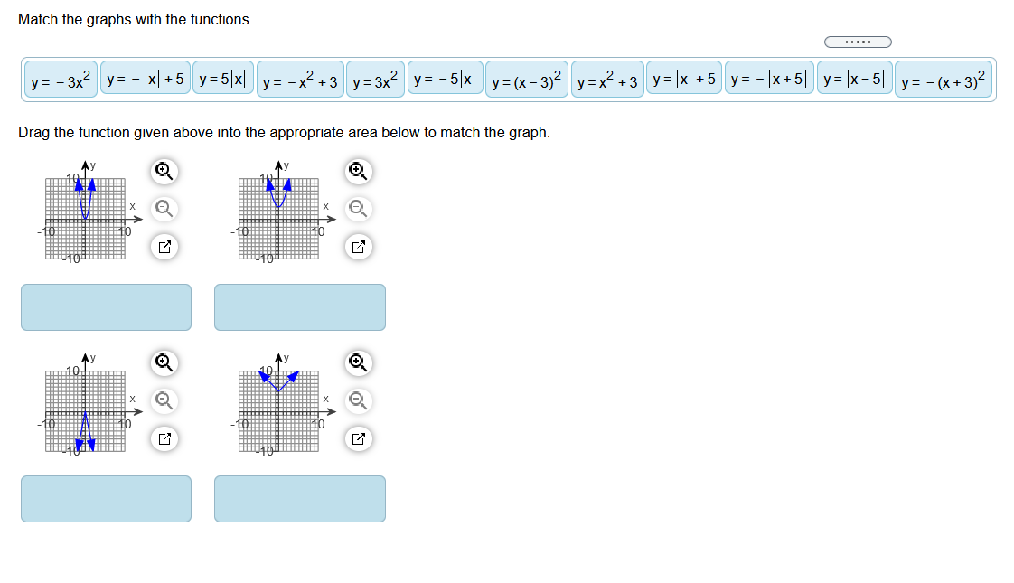 graph the function y x − 5 2 3