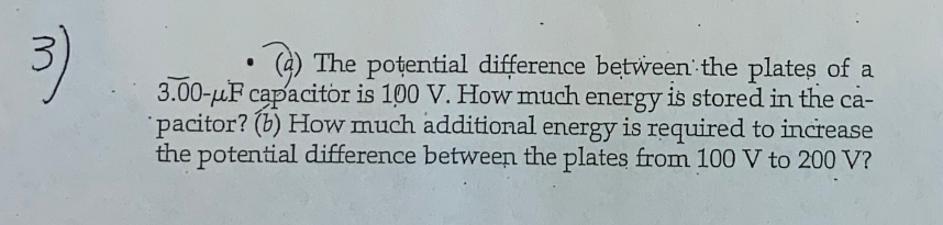 Solved The potential difference between the plates of a | Chegg.com