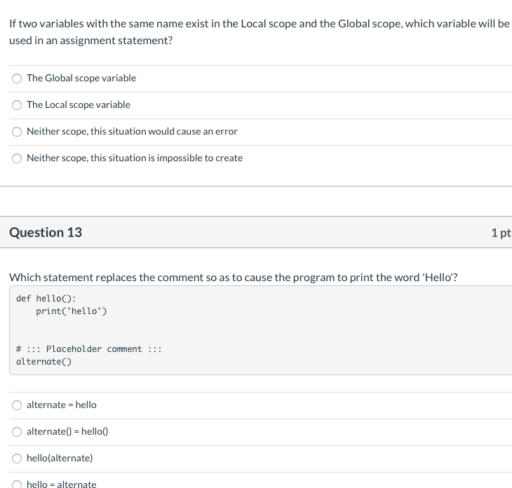 If Two Variables With The Same Name Exist In The Chegg Com