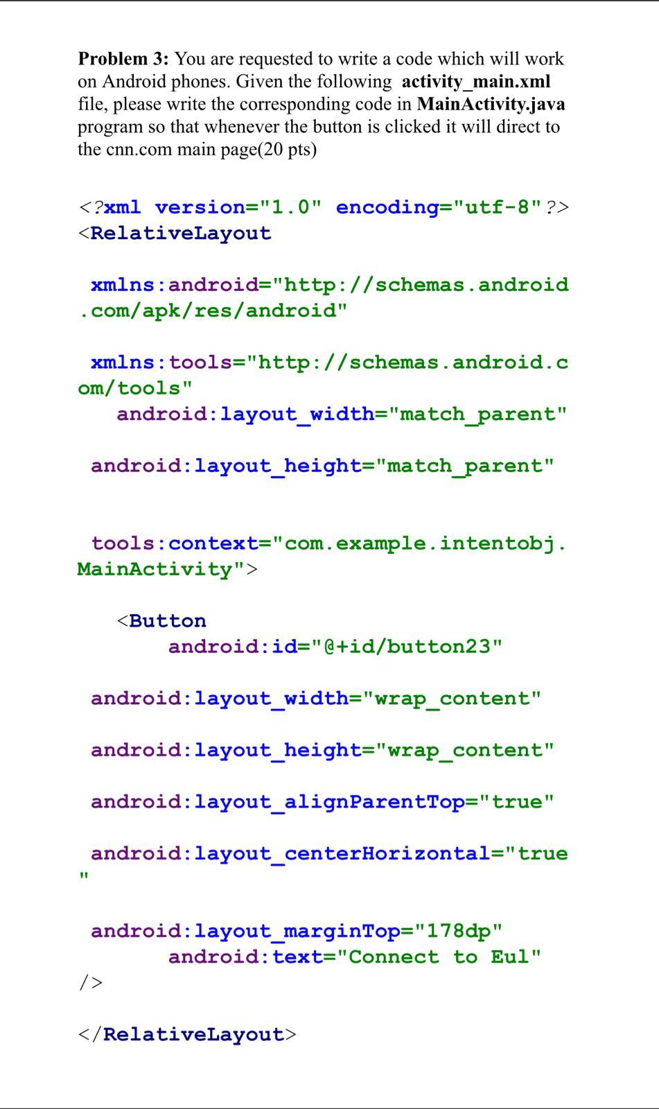 Solved Problem 3: You are requested to write a code which | Chegg.com