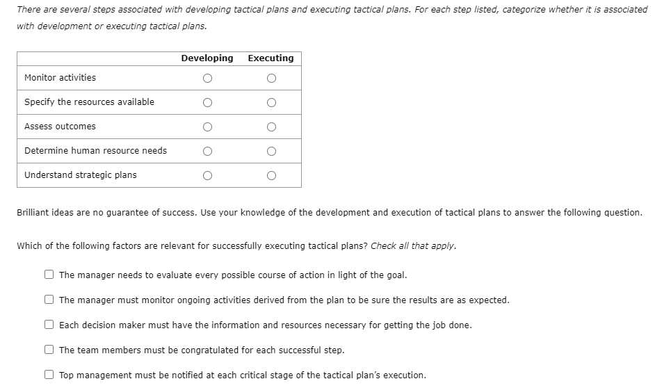 Solved There Are Several Steps Associated With Developing | Chegg.com