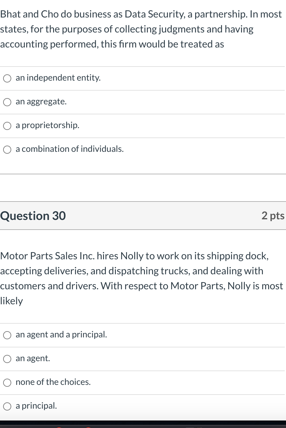 Solved Bhat and Cho do business as Data Security, a