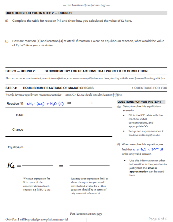 Part 1 Annotate and complete a sample problem | Chegg.com