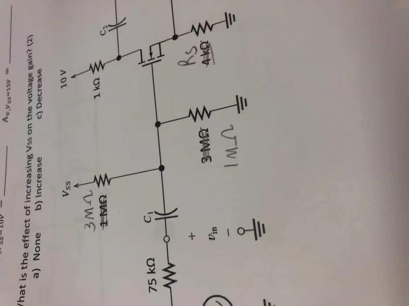 Solved 50.4 problem 2: (20 points) For the given amplifier | Chegg.com