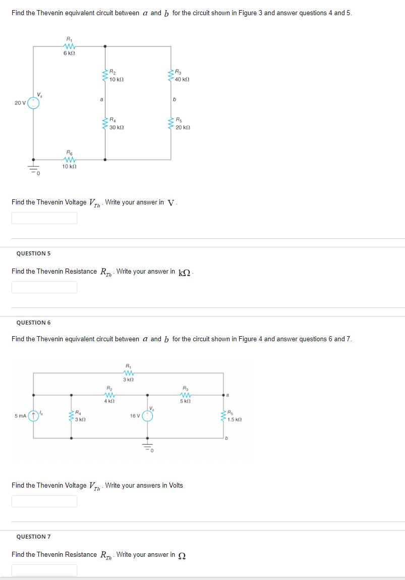 Solved Find the Thevenin equivalent circuit between a and b | Chegg.com