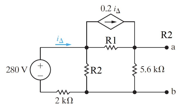 Solved 1.A For the circuit shown, determine the Thevenin | Chegg.com
