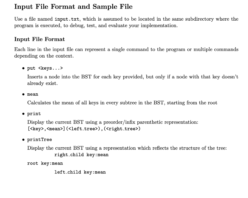 Overview • In the source code file provided: complete | Chegg.com