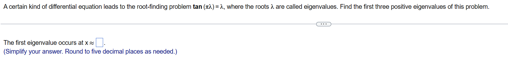 Solved A certain kind of differential equation leads to the | Chegg.com