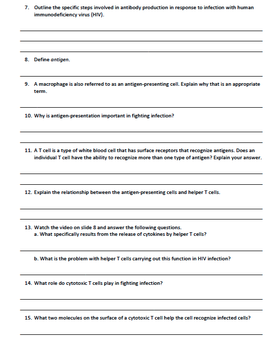 Solved 7. Outline the specific steps involved in antibody | Chegg.com