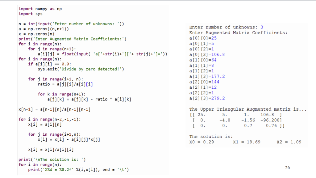 We would like to determine the roots of the system of | Chegg.com