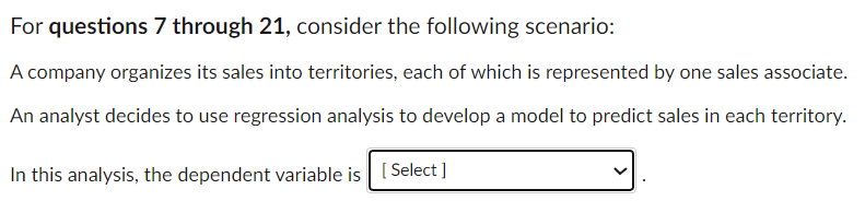 Solved For Questions 7 Through 21 , Consider The Following | Chegg.com