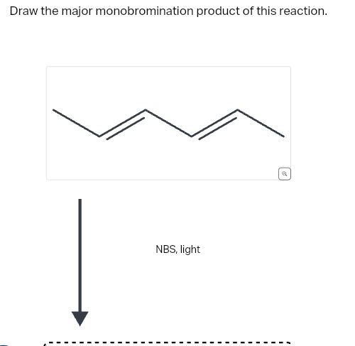 Solved Draw the major monobromination product of this Chegg com