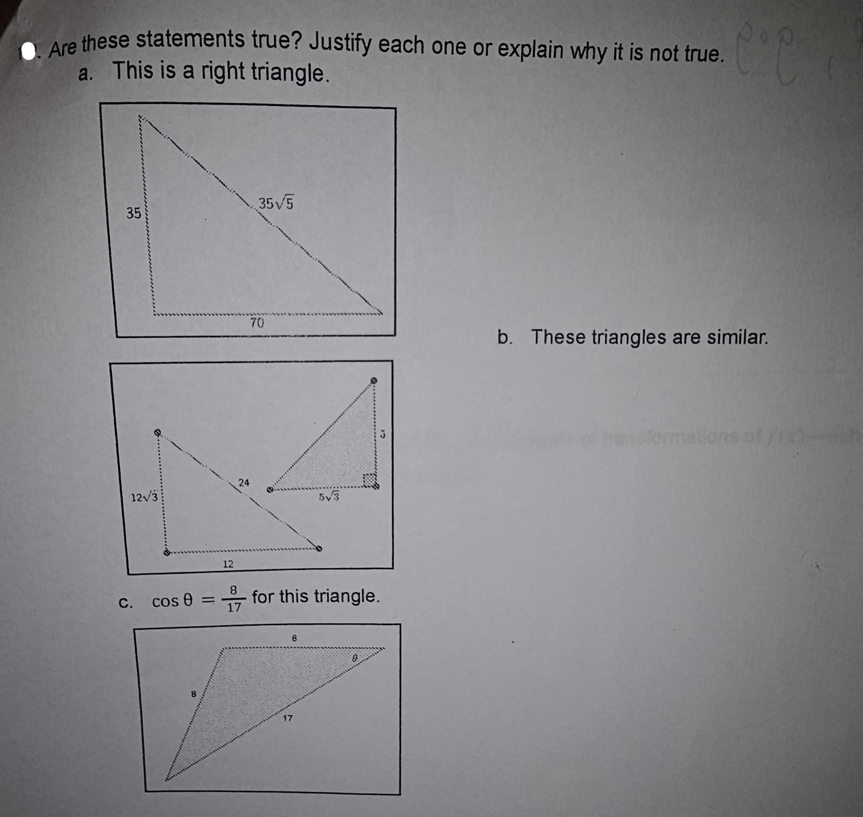 Solved Are these statements true? Justify each one or | Chegg.com