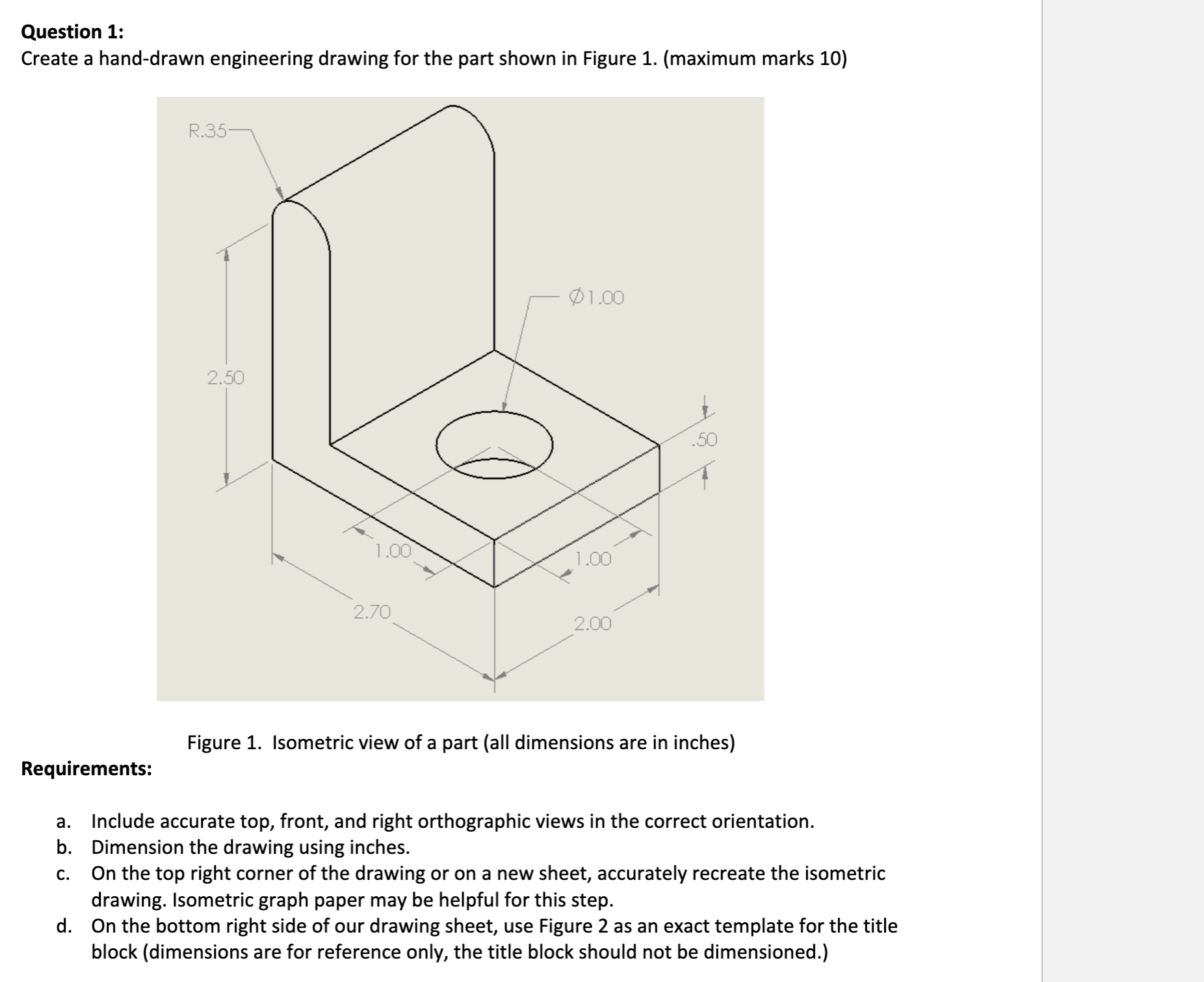 Hand Drawn Engineering Drawing