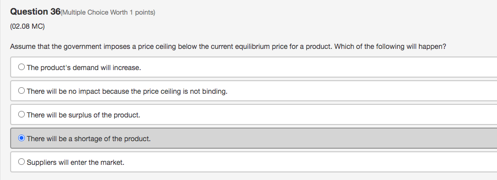 Solved Question 33 (Multiple Choice Worth 1 points) (05.03 | Chegg.com