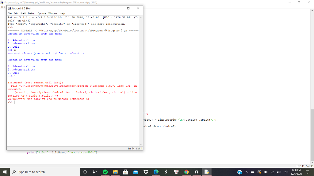 Can someone help me fix this error for this program? | Chegg.com