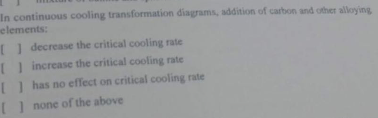 Solved In Continuous Cooling Transformation Diagrams, | Chegg.com