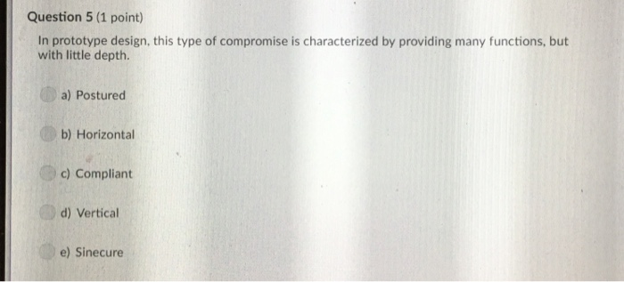 Solved This type of prototyping is characterized by: - it | Chegg.com