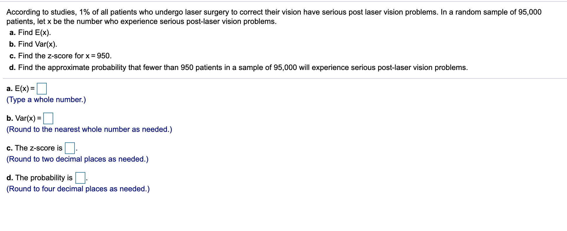 Solved According to studies, 1% of all patients who undergo | Chegg.com