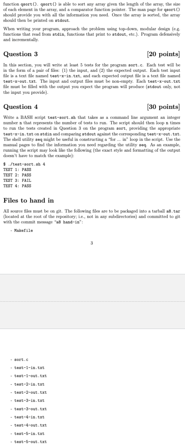 Solved Question 1 [10 points] Write a Makefile that builds | Chegg.com
