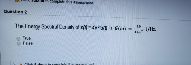 Question 1 The Fourier Transform Of X T E 7tu T Is Chegg Com