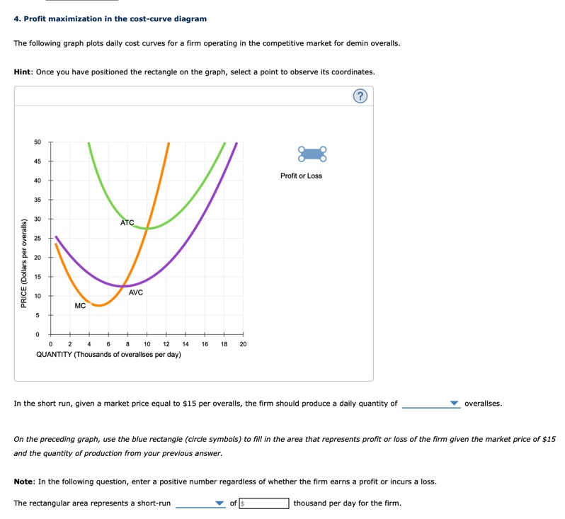 Solved 4. Profit Maximization In The Cost-curve Diagram The | Chegg.com