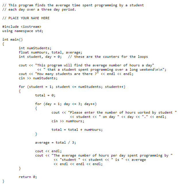 Solved I need help finishing this code up on visual studio | Chegg.com