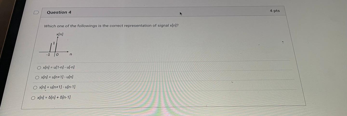 Solved Question 4 4 pts 4 Which one of the followings is the | Chegg.com