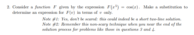 Solved 2. Consider a function F given by the expression | Chegg.com