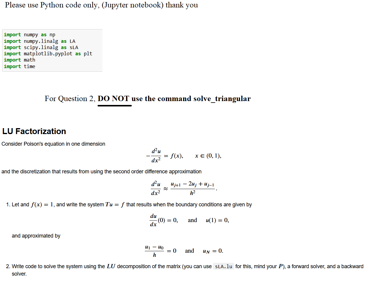 Please use Python code only, (Jupyter notebook) thank