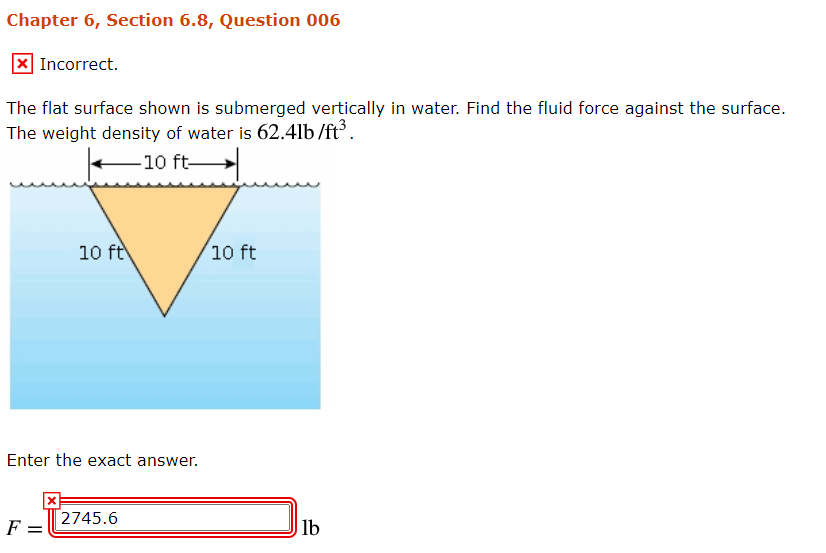 Solved Chapter 6, Section 6.6, Question 020 A swimming pool | Chegg.com