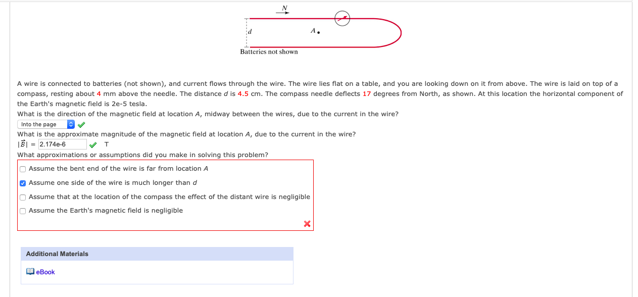 Solved the Earth's magnetic field is 2e−5 tesla. What is the | Chegg.com