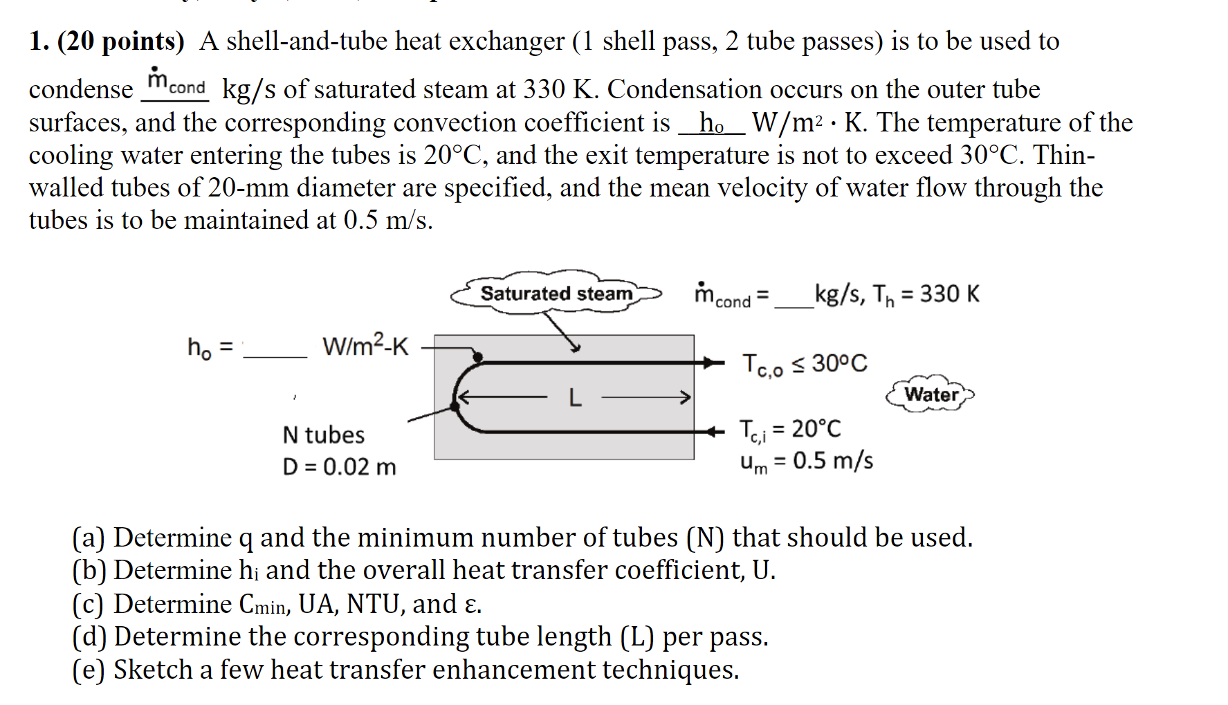 1-20-points-a-shell-and-tube-heat-exchanger-1-chegg