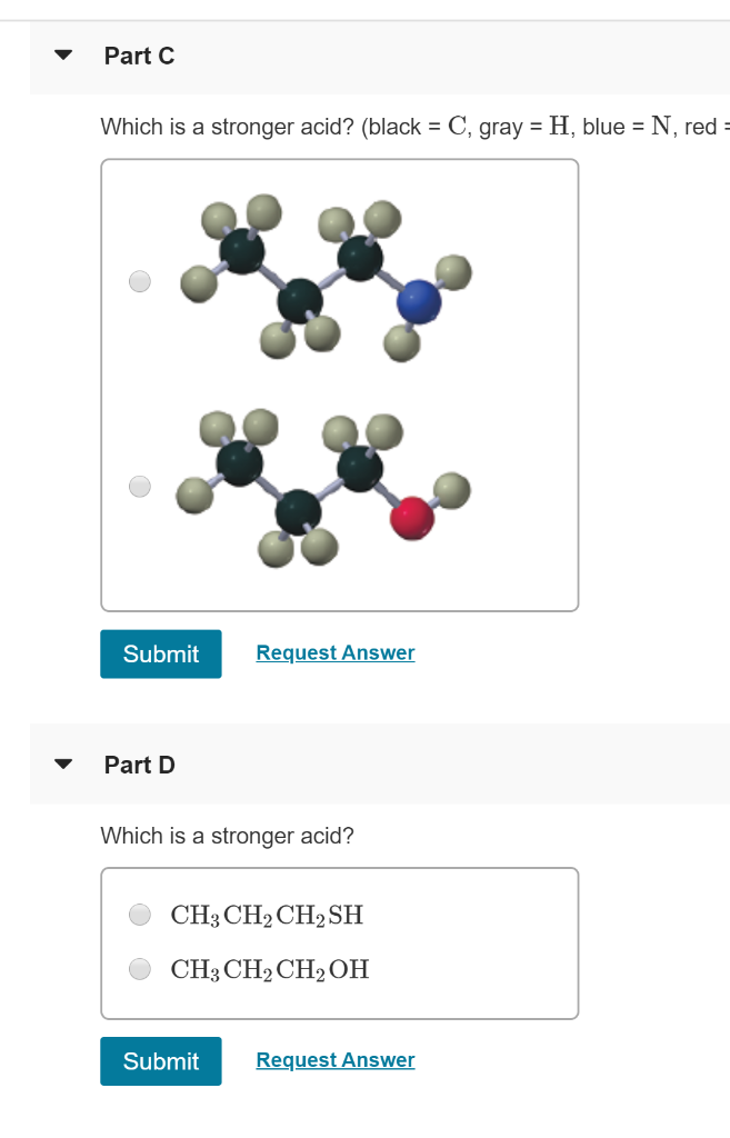 Solved Which Is A Stronger Acid? Which Is A Stronger Acid? | Chegg.com