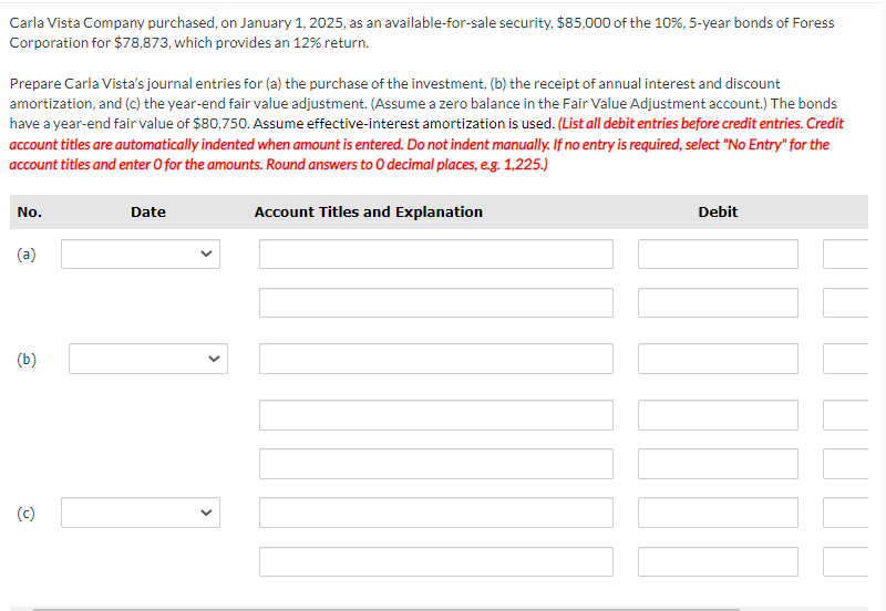 Solved Carla Vista Company purchased, on January 1,2025 , as