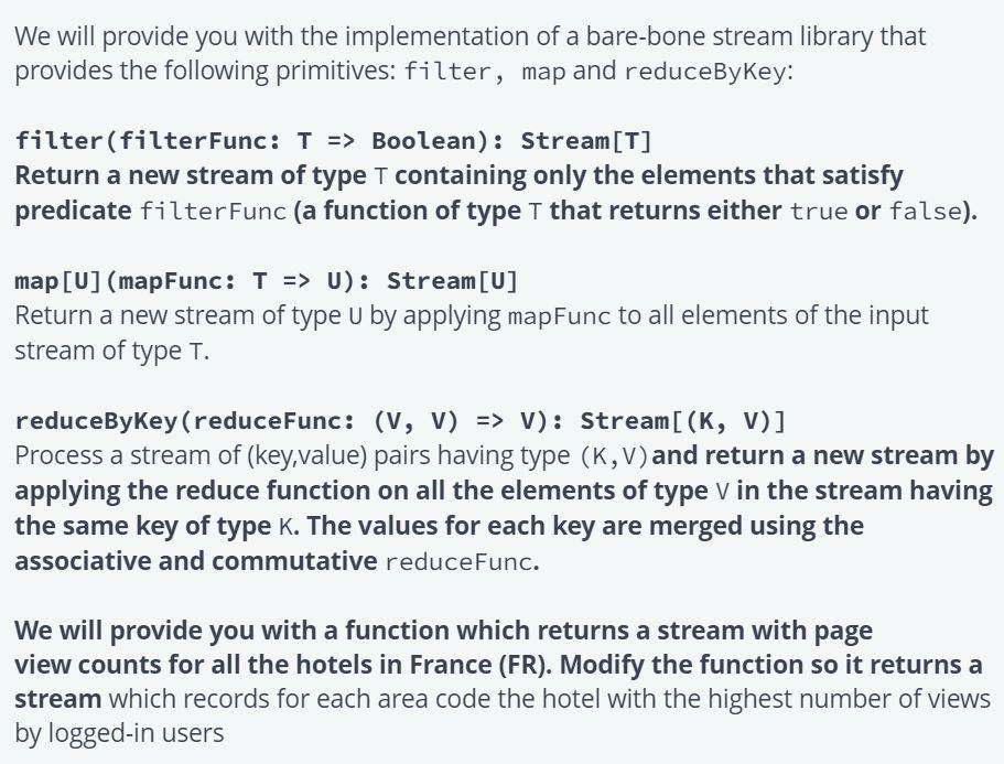 Solved 2. Stream Aggregation [Rebalanced] We have a stream | Chegg.com