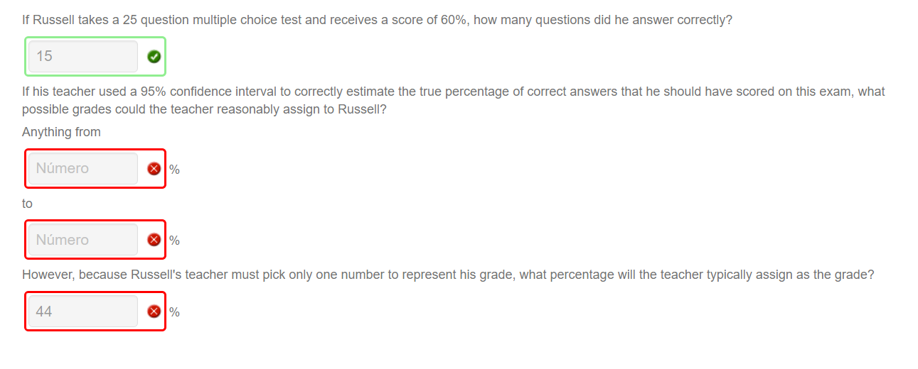 Solved If Russell takes a 25 question multiple choice test | Chegg.com