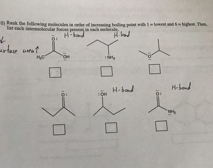 solved-rank-the-following-molecules-in-order-of-increasing-chegg