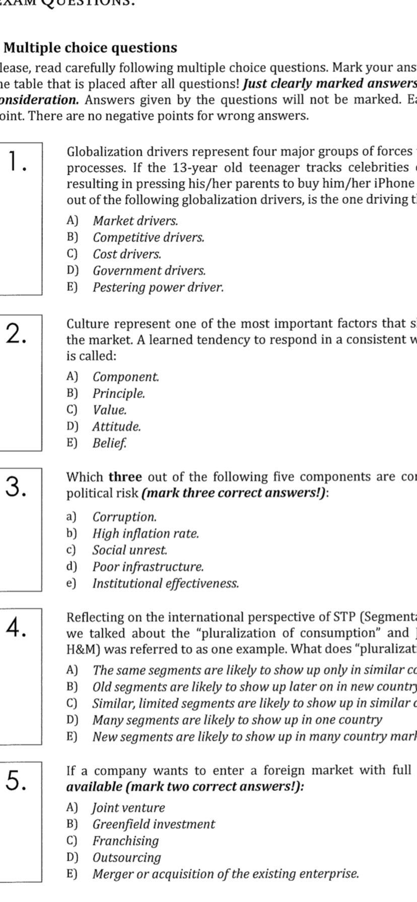 five major drivers of globalization five major drivers of globalization