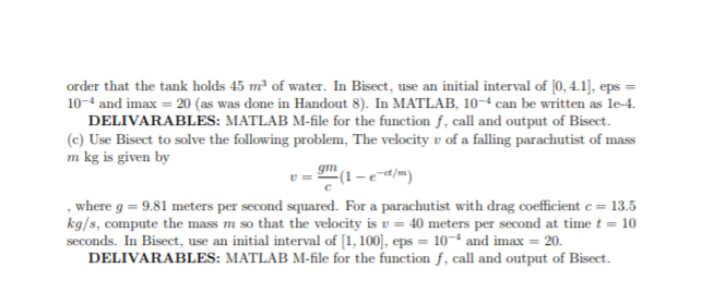 Solved Question #3 - 6 Marks (a) Write a MATLAB function | Chegg.com