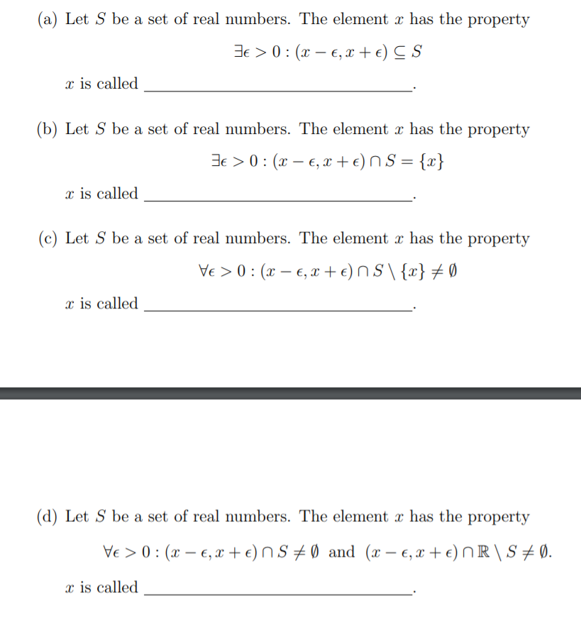 Solved And I am wondering what the ε stand for in | Chegg.com