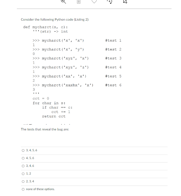 Solved Consider the following Python code (Listing 1): 1 def | Chegg.com