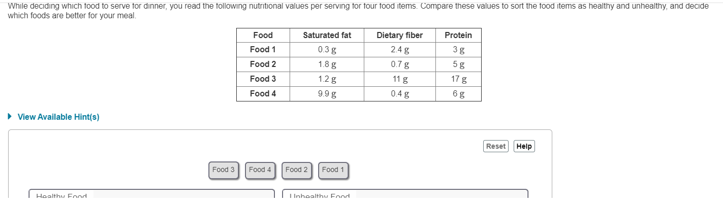 Solved While deciding which food to serve for dinner, you | Chegg.com