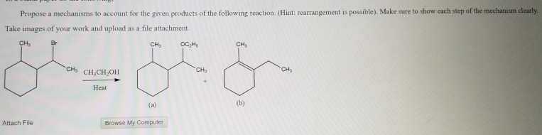 Solved Propose a mechanisms to account for the given | Chegg.com