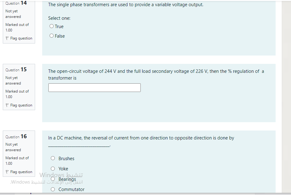 Solved The single phase transformers are used to provide a | Chegg.com