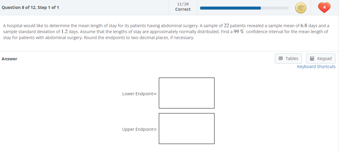 Solved A hospital would like to determine the mean length of