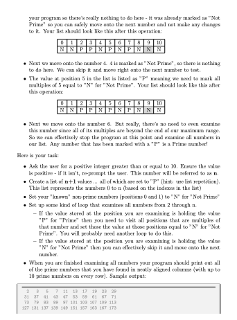 Solved In Python Part 1 Sieve Of Eratosthenes Finding A