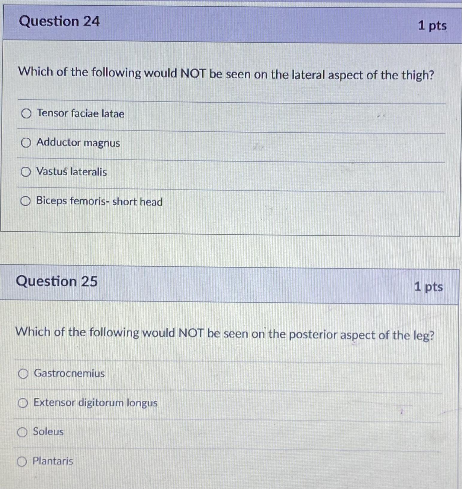 Solved Answer the following questions 2425 with the correct