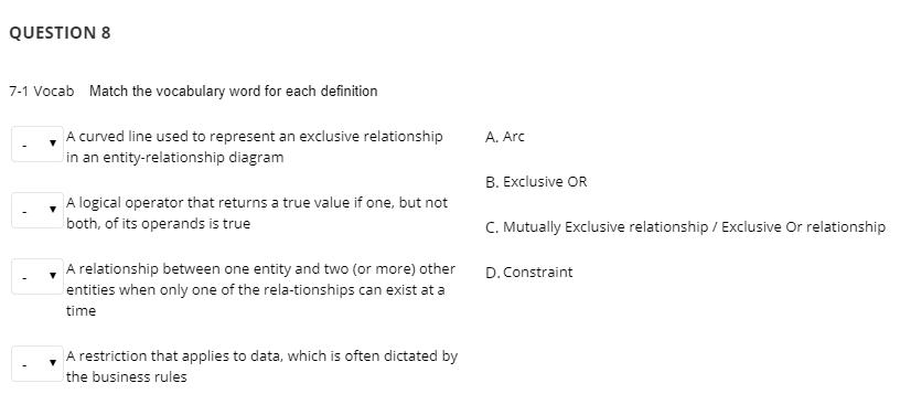 Solved QUESTION 6 6-3 Question 2 Class Enrollment is the | Chegg.com